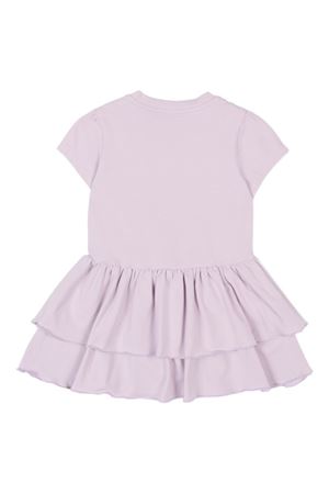 abito in cotone lilla MONCLER KIDS | L19518I0000489AUM509